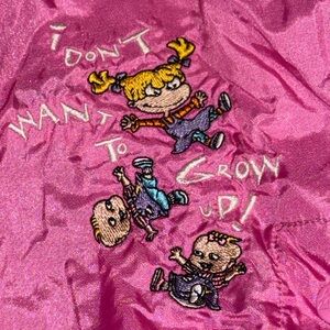 Vintage 1998 Rugrats Pink Track Pants for Girls!!